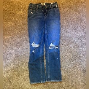 women's paige jeans blue ripped 25 cindy crop